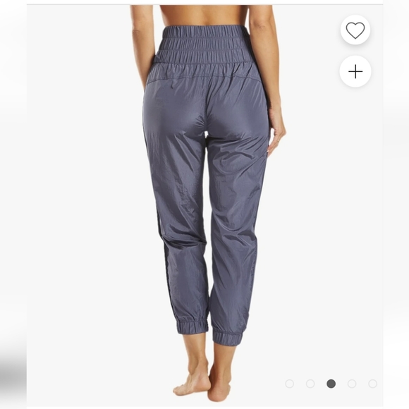 Free People Movement The way home nylon joggers. NWOT. - Picture 4 of 7